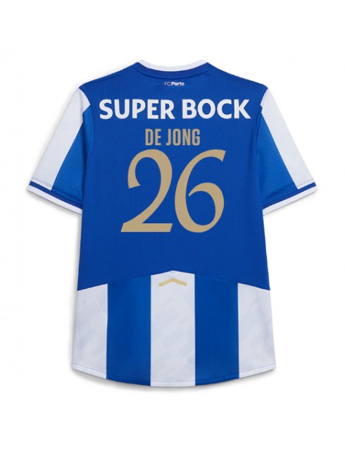 Porto Luuk de Jong #26 Replika Hemmakläder 2025-26 Kortärmad Porto Luuk de Jong #26 Replika Hemmakläder 2025-26 Kortärmad